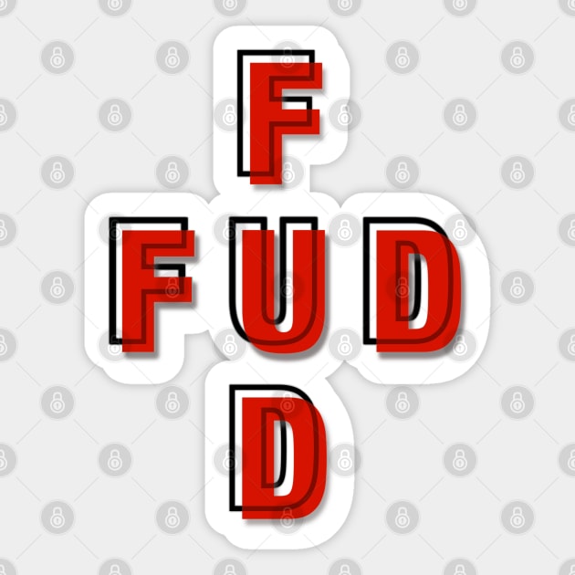 FUD Sticker by Crooked Skull